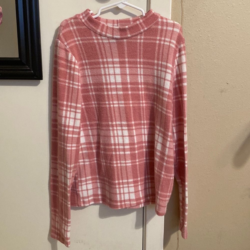 Forever 21 - plaid pink shirt - kids size